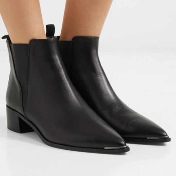 Acne Studios Shoes - Acne Black leather booties 37